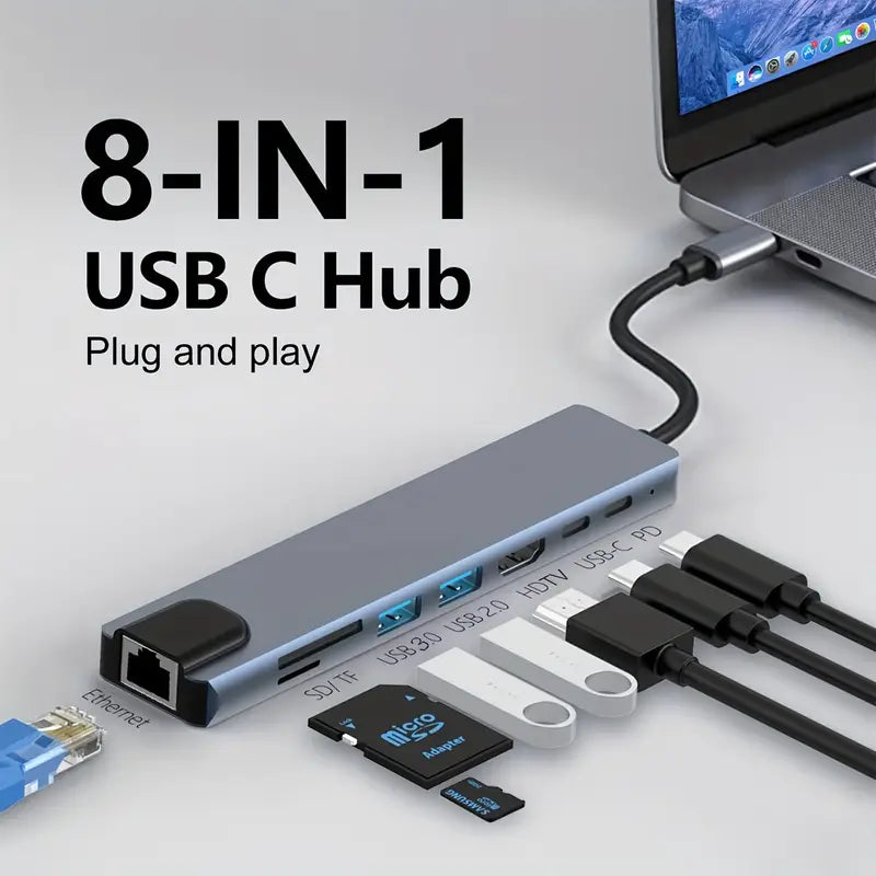 USB HUB 8 in 1