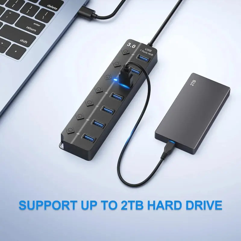 USB HUB 7 in 1