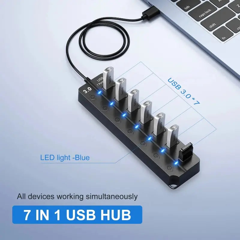 USB HUB 7 in 1