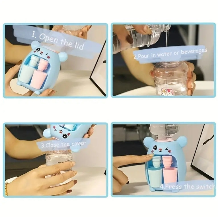 Cute Mini Water Dispenser | Cold/Warm Water Juice Milk Drinking