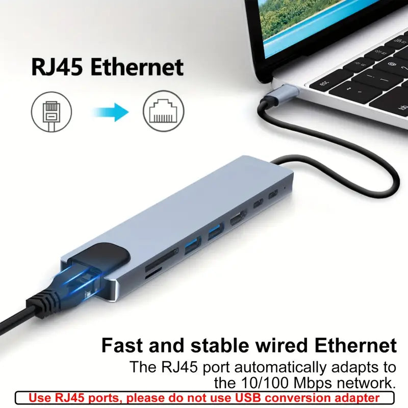 USB HUB 8 in 1