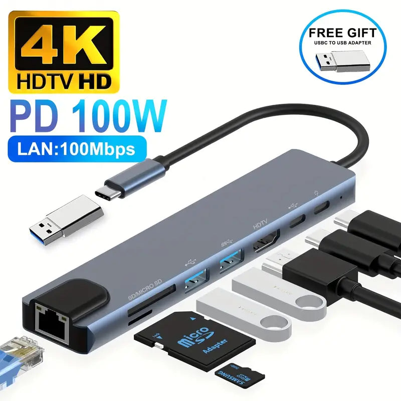 USB HUB 8 in 1